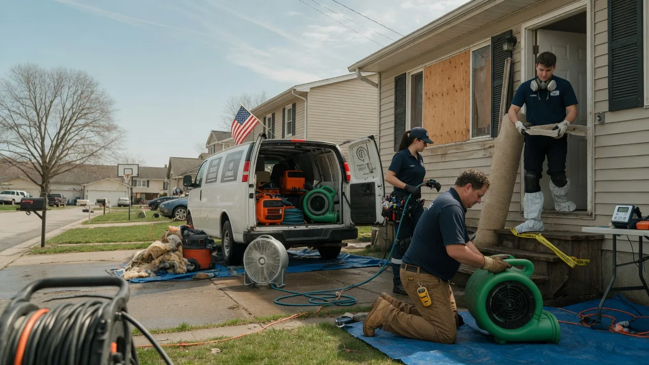 Water Damage Restoration in Melcher Dallas, IA near me